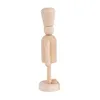 2 Nussknacker-Figuren aus Holz zum Bemalen 13 cm Produktbild-Vorschau 2