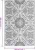vidaXL Tappeto per esterni ARAKIL Grigio chiaro 190x290 cm Anteprima dell’immagine prodotto 6