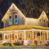 LED světelný závěs "Eisregen" s 600 LED diodami, délka 15 Náhled obrázku produktu 5