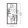 Wallity, Butterfly Face Female, Dekoratives Wandaccessoire Produktbild-Vorschau 6