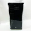 A tall, black and silver mobile air conditioner is shown against a white background. Voir les images du produit