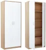 LUCETTE Regalschrank – Breite 74 cm, Eiche Sonoma / weiß Produktbild-Vorschau 3