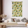 MuchoWow® Wandteppich Wandbehang Pfingstrose - Gelb - Produktbild-Vorschau 2