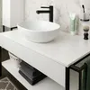 Lavabo da appoggio in Vetroceramica, bianco, ovale, grande, Anteprima dell’immagine prodotto 4
