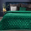 Dekorativní přehoz na postel 220x240 Kristin 3 zelený tmavý Náhled obrázku produktu 4