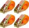 Sangles d'arrimage Relaxdays avec cliquet, lot de 4, 4 m, Voir les images du produit 1