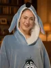 Disney I-Aah Esel Oversize Cozy Hoodie mit Ohren für Damen Produktbild-Vorschau 2
