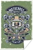 MuchoWow® Poster Mancave - Motor - Helm - Retro 20x30 cm - Produktbild-Vorschau 1