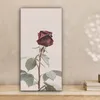 MuchoWow® - Leinwandbilder - Blumen - Rot - Rosen - Grün, Produktbild-Vorschau 2