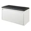 Panca Degerfors con cassetto 80 x 39 x 45 cm bianco/nero Anteprima dell’immagine prodotto 3