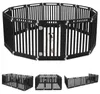 COSTWAY, jaula plegable para cachorros, valla para perros Vista previa de la imagen del producto 1