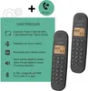 Téléphone Fixe Sans Fil LOGICOM DECT ILOA 250 DUO, Noir, 2 Voir les images du produit 6