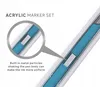 Languo M720 Acrylic Marker Set – profesjonalny zestaw 240 Podgląd zdjęcia produktu 8