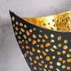 2er Set Design Teelichthalter Metall Schwarz Gold Windlicht Produktbild-Vorschau 4