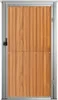 vidaXL Casetta da giardino Marrone 88x89x161 cm Acciaio Anteprima dell’immagine prodotto 3