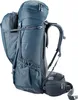 A side view of a blue hiking backpack against a white background. Podgląd zdjęcia produktu
