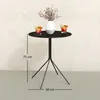 Outsunny Gartentisch  Ø60 x 71 cm, Wetterfest Balkontisch Produktbild-Vorschau 3