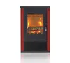 Kaminofen modern model Lheia Burgundy,  A 80.20%, 7.5 kW, Produktbild-Vorschau 1
