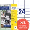 AVERY Etichette universali Zweckform, 70 x 37 mm, bianco Anteprima dell’immagine prodotto 1