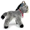 A plush toy donkey standing on a white background. Produktbild-Vorschau
