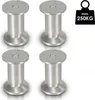 Jopassy 4x piedini per mobili Piedini in alluminio Diametro Anteprima dell’immagine prodotto 1