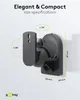 A black speaker mount is shown on a light gray wall with dimensions and angles indicated by text and lines. Podgląd zdjęcia produktu