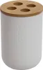 Koopman Porte-brosse à dents blanc + bambou Voir les images du produit 5
