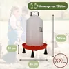 XXL Hühnertränke mit Standfüßen Hühner Zubehör Produktbild-Vorschau 2