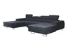 MUFFO Ecksofa U-Form ALONZO U mit Schlaffunktion 130x280 Produktbild-Vorschau 9