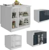 Kücheninsel Vicco Fame-Line Dunkelblau Hochglanz 90 cm mit Produktbild-Vorschau 6