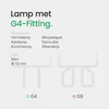 LED Line LED Insteeklamp G4 Helder - 3W 240lm 3000K - Productafbeelding-voorbeeld 5