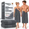 Komfortec 2er Saunahandtuch Set XXL 80x200 cm, 100% Produktbild-Vorschau 8