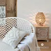 Lampada da tavolo SAND con paralume in giacinto, altezza 40 Anteprima dell’immagine prodotto 8