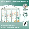 Wochenplaner Kinder - Montessori Magnettafel mit 200 Produktbild-Vorschau 2