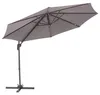 BELIANI Ampelschirm Dunkegrau Polyester Rund ⌀ 300 cm Produktbild-Vorschau 5
