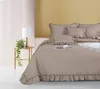 Taupe Bed Panquette Picued Double Sided Bed Panel 160X220Cm Produktbild-Vorschau 5