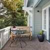 Tavolo da giardino Relaxdays effetto rattan, quadrato, Anteprima dell’immagine prodotto 5