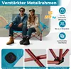 Chaise de camping COSTWAY pour 2 personnes, chaise pliante Voir les images du produit 5