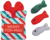 Beeztees Katzen Weihnachtsgeschenk mit Fischen aus Plüsch Produktbild-Vorschau 2