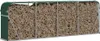vidaXL Koš na dřevo zelený 300 x 45 x 100 cm Pozinkovaná Náhled obrázku produktu 3
