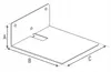 Bücherregal 150*60*125*2,0 mm Schwarz - LB NPK125C Produktbild-Vorschau 5
