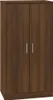 A front view of a closed wooden cabinet with two doors. Náhled obrázku produktu
