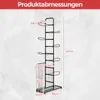 COSTWAY 7-stufiger Ball Lagerregal, Basketballhalter aus Produktbild-Vorschau 7
