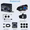 AIORBER Bluetooth Motorradhelm Headset, mit 1080P Full HD Produktbild-Vorschau 8