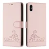 Leder Hülle für iPhone XS Max Süße Katze Flip Case Produktbild-Vorschau 2