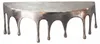 FineBuy Wandregal 60cm Aluminium Silber Tropfen Optik Produktbild-Vorschau 6