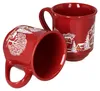 set de 6 tasses à vin chaud 0,2L rouge Paysage de Noël Voir les images du produit 3