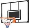 SPORTNOW Basketballkorb, Wand-Basketballkorb mit Netz und Produktbild-Vorschau 1