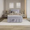 Jednolůžková boxspringová postel 120x200 MADLEN 1 - světle Náhled obrázku produktu 2