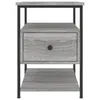 vidaXL Noční stolek Grey Sonoma Oak 40x42x56 cm výrobek ze Náhled obrázku produktu 6